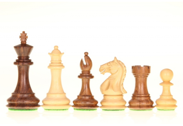 Piezas de ajedrez Supremo Acacia/Boj 3,5''